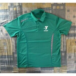Green Polo Shirt with Logo